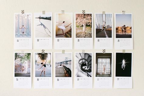 2014 ballerina wall calendar | Pointe of View ballet photography |  washi tape | povcalendar_08 Modern Calendar Design, Calendar Graphic, Custom Photo Calendar, Ballerina Photography, Minimal Calendar, Art On The Wall, Diy Tulle, Modern Calendar, Creative Calendar