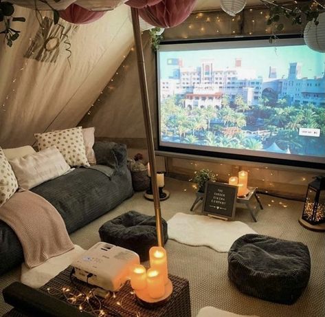 Bedroom Cinema, Couch Bean Bag, Aesthetic Bedroom Wall Decor, Room Painting Bedroom, Hangout Room Ideas, Wallpaper Coastal, Corduroy Couch, Chill Out Room, Bedroom Mirrors