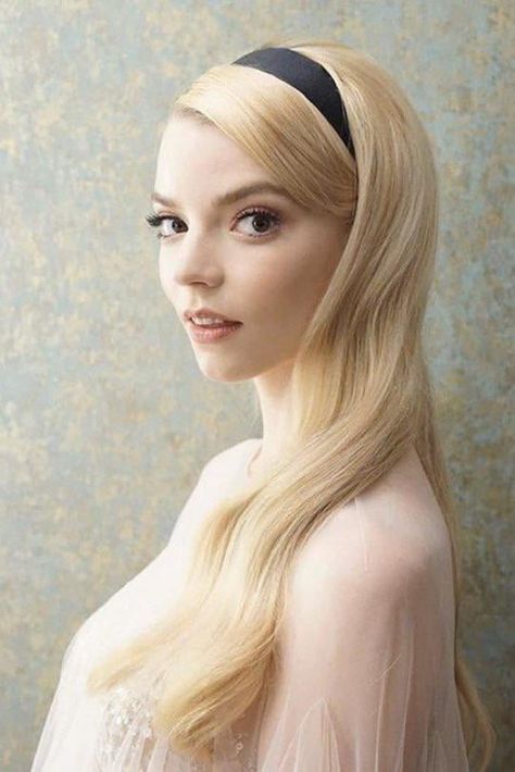 Anya Taylor-Joy Anya Taylor Joy, Blonde Hair, A Woman, Blonde, Hair, White, Black