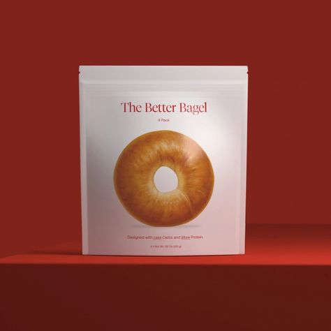 Better Bagel is trying to make a bagel without the refined carbs Expo West, Best Bagels, Carb Alternatives, Food Technology, Piece Of Bread, Banana Slice, Branding Agency, Nutrition Advice, Packaging Design Inspiration