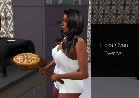 Pizza Oven Overhaul | Patreon Sims 4 Patreon, Sims 4 Children, Custom Recipe, Pizza Peel, Food Stall, Pizza Oven, Cookbook Recipes, The Sims 4, The Sims