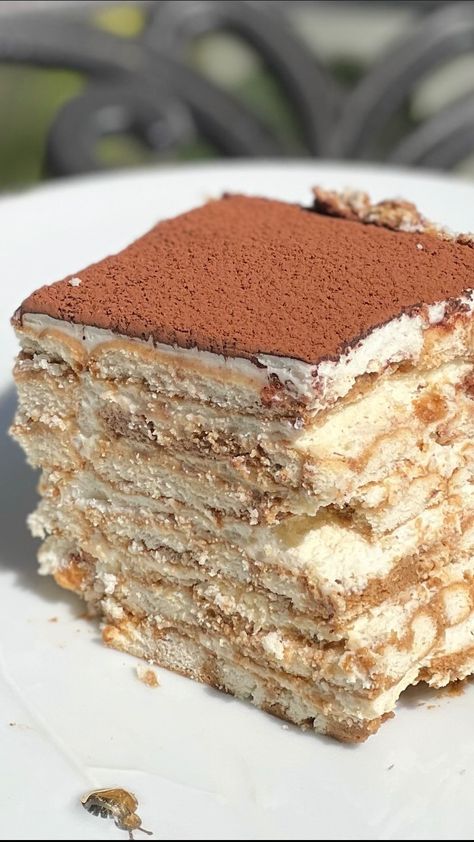 Nescafe Cake Recipe https://fooooods.com/nescafe-cake-cookwithbella Nescafé Cake, Nescafe Cake, Biscuit Cake Recipe, Nescafe Coffee, Cake Inside, Tea Biscuits, Cake Ingredients, Vegetarian Chocolate, Yummy Cakes