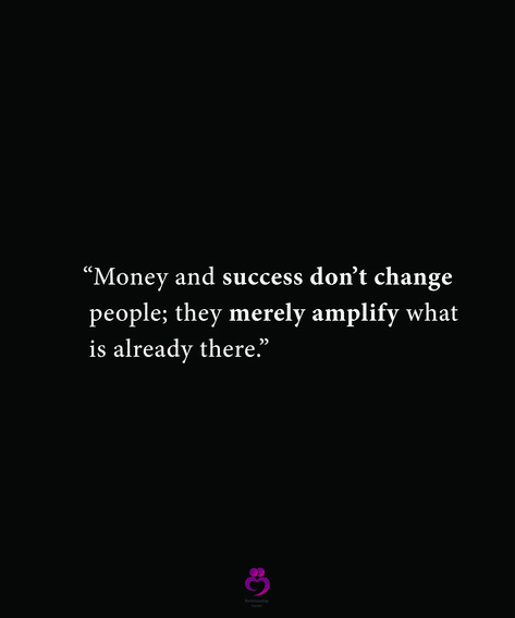 “Money and success don’t change people; they merely amplify what is already there.”
#relationshipquotes #womenquotes Money Changes People Quotes, Money And Success, Money Change, Dont Change, People Change, Energy Healer, People Quotes, Personality Types, Empath