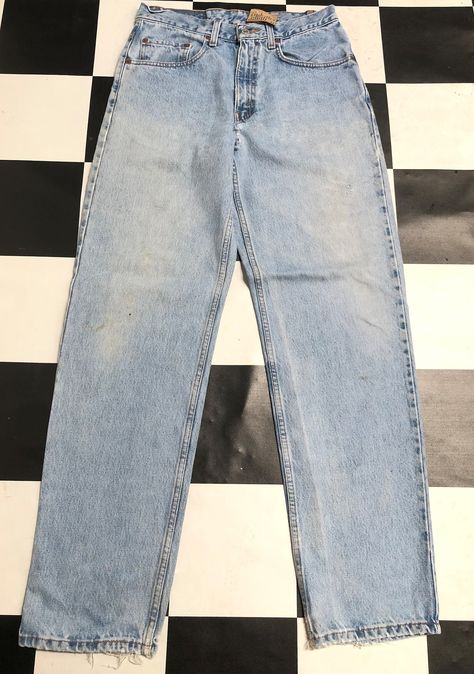 Levis 550 Jeans, 90s Jeans, Jeans Ripped, Levis 550, Light Blue Jeans, Faded Denim, Jeans Distressed, Jeans Men, Light Wash Jeans