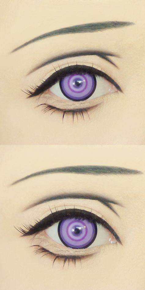 Demon Slayer character cosplay eye makeup Kimetsu no Yaiba 鬼滅の刃 胡蝶 カナエ Kanae Kocho Kanao Tsuyuri Eyes, Flower Hashira, Kanae Kocho, Anime Eye Makeup, Pale Complexion, Easy Cosplay, Anime Cosplay Makeup, Ranch Pasta, Kanao Tsuyuri