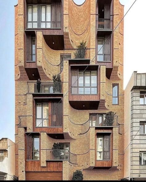 Philip Oldfield on X: "More remarkable mid-rise brick housing in Iran Roshan Residential Building 3, by Hussein Yazdi and Massoud Abedi https://t.co/1F5iCjUs0o" / X Mid Rise Architecture, Mid Rise Building, Setting Drawing, Architect Studio, Brick Architecture, Tehran, Brick House, Residential Building, Architecture Building