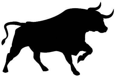 Table Patterns, Bull Silhouette, Taurus Logo, Bull Artwork, Bull Pictures, Spanish Party, Diy Silhouette, Door Vinyl, Lion Tattoo Sleeves