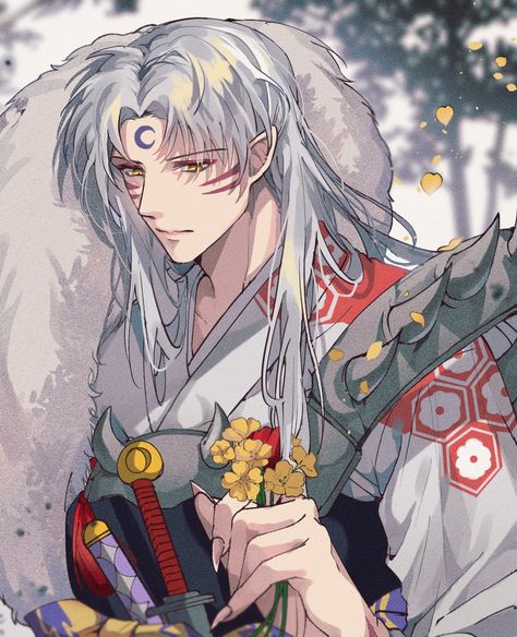 Rin And Sesshomaru, Novel Game, Seshomaru Y Rin, Inuyasha And Sesshomaru, Inuyasha Fan Art, 만화 캐릭터, 애니메이션 캐릭터, Anime Boys, Inuyasha