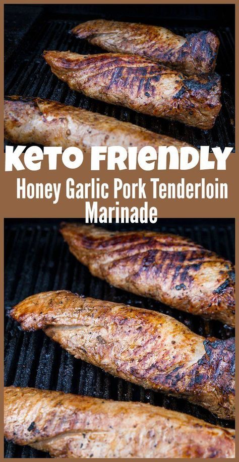 Honey Garlic Keto Pork Tenderloin Marinade #lowcarb #ketogenic #keto #lowcarbdiet #ketorecipes Keto Pork Tenderloin, Tenderloin Marinade, Pork Tenderloin Marinade, Keto Pork, Soup Appetizers, Meat Appetizers, Tenderloin Recipes, Carb Dinner, Low Carb Breakfast Recipes