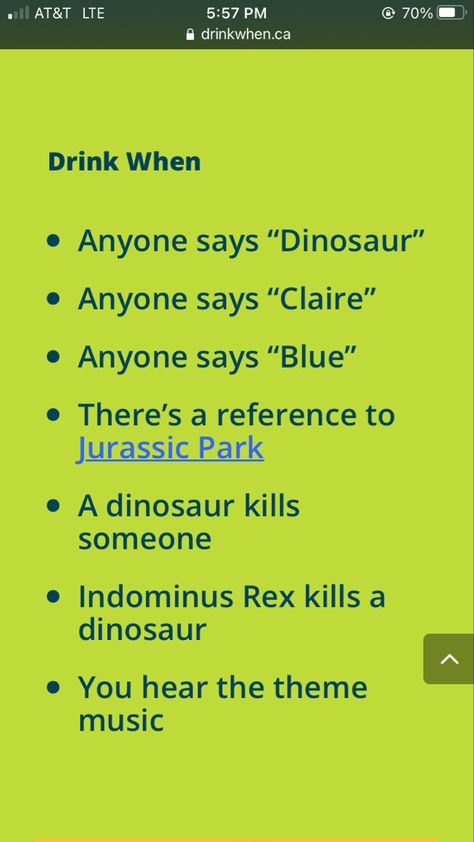 Indominus Rex, Drinking Game, Drinking Games, Jurassic World, Jurassic Park, Drinks, Quick Saves