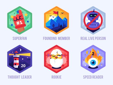 Nomadic badges by Laura Reen on Dribbble App Badges, Gaming Badges, Badge Icon, Trendy Logos, Book Categories, Badge Logo, Badge Design, Vintage Labels, Creative Logo