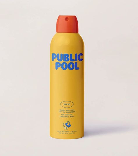 Pool Branding, Sun People, Sunscreen Packaging, Packaging Layout, Public Pool, Website Fonts, Business Fonts, Box Packaging Design, Marketing Collateral