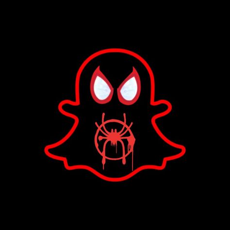 Old Snapchat Logo, Spooky Phone Icon, Spiderman Lockscreen, Spiderman App, Spiderman Home, Spiderman Comic Art, Miles Spiderman, Spiderman Theme, Spiderman Drawing