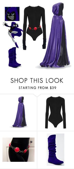 "Teen Titans Raven Cosplay" by c0smicgal ❤ liked on Polyvore featuring I.D. SARRIERI and Qupid Raven Titans Cosplay, Raven Makeup Teen Titans, Raven Halloween Costume Teen Titans, Raven Cosplay Diy, Raven Teen Titans Go Outfit, Raven And Starfire Costume, Raven Costume Teen Titans, Raven Cosplay Makeup, Raven Halloween Costume