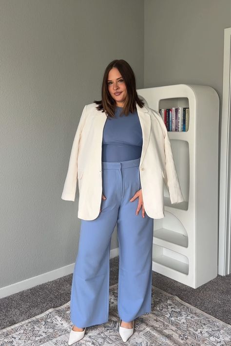 Curve Love A&F Sloane Tailored Pant curated on LTK Sloane Tailored Pant, Tailored Pants, Love A, Plus Size Outfits, Plus Size, Blazer, Sewing, Plus Fashion, Pants