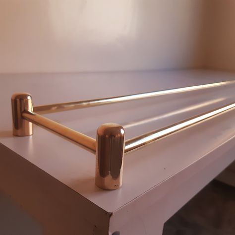 Shelf Brass Rail Brass Tipping Rail Fiddler Brass Rail Bottle Rail Unlacquered Shelf Brass Stopper Customized Brass Shelf - Etsy Brass Rail, Brass Shelf, Shelving Units, Shelving Unit, Custom Orders, Storage Organization, Morocco, Display Homes, Shelves