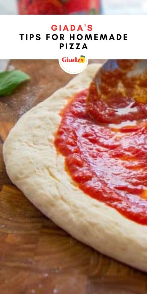 Giada Pizza Dough Recipe, Pizza Dough Fast, Pizza Recipe Easy, Neapolitan Pizza Dough Recipe, Pizza Appetizer, Giada Recipes, Recipes Pizza, Pizza Dough Recipe Easy, Dough Pizza