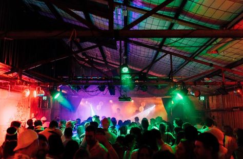 A Two-Level Rave Is About To Pop-Up In This Marrickville Warehouse | Sydney | Urban List Warehouse Party Rave, Warehouse Party Aesthetic, Warehouse Rave, Vampire Rave, Rave Theme, Warehouse Party, Garage Party, Warehouse Conversion, Mood Board Interior