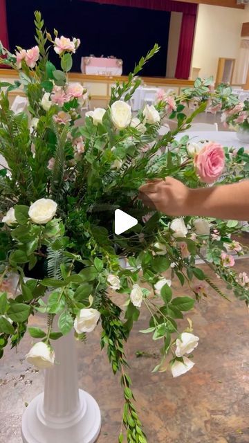 30K views · 1.8K likes | Nick’s Seasonal Decor on Instagram: "Making beautiful wedding urns for my brothers wedding! 🌸 

Planter: @athomestores 
#flowers #freshflowers #freshfloral #freshfloraldesign #wedding #weddingflowers #weddinginspo #weddingflorals #weddingurn #diy #diydesign #floraldesigner #floralarrangement #arrangement" Urn Flower Arrangements, Wedding Urns, Urn Arrangements, Brothers Wedding, Fresh Flowers, Diy Design, Wedding Inspo, Floral Wedding, Beautiful Weddings