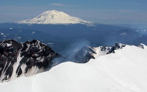 Mount St Helens, St Helens, Mount Rainier, Volcano, Scientists, North West, At Night, Beautiful Places, Lake