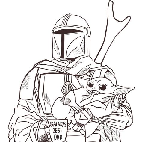 Are you looking for a way to relieve stress and get creative at the same time? Mandalorian coloring pages are the perfect solution! Whether you’re a budding artist or just looking to take your mind of... Yoda Pictures, Star Wars Coloring Pages, Star Wars Stencil, Star Wars Coloring, Star Wars Art Drawings, Arte Hippy, Yoda Drawing, Star Wars Classroom, Yoda Png