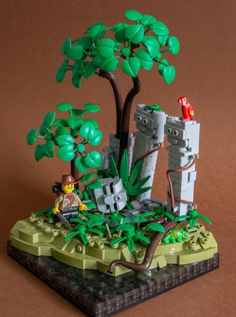 Lego Jungle, Jungle Ruins, Lego Basic, Lego Watch, Lego Tree, Amazing Lego Creations, Lego Mechs, Lego Craft, Lego Castle