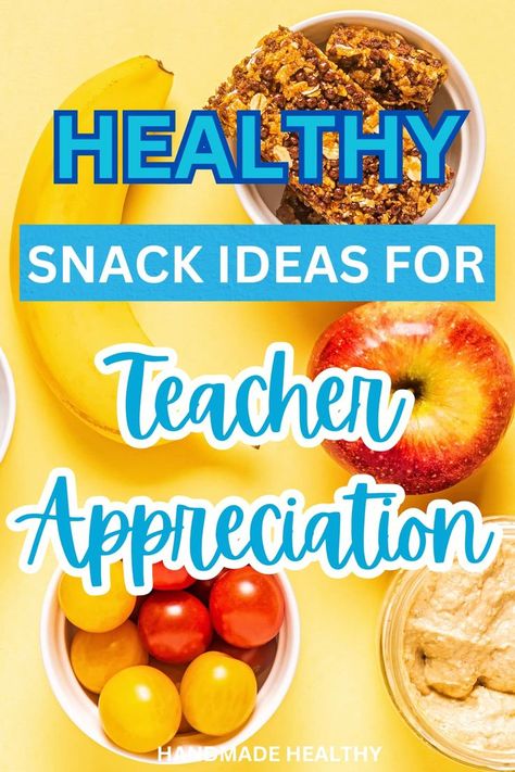 snack ideas for teachers Ideas For Teacher Appreciation Week, Classroom Snacks, Teachers Desk, Healthy Snack Ideas, Teacher Treats, Ideas For Teachers, Party Cooking, Desk Drawer, Teacher Desk