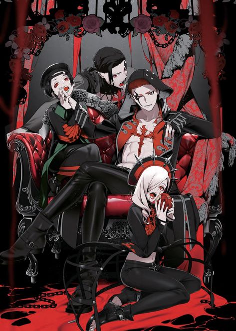 First look at visual kei vampire anime "Visual Prison" Visual Prison, Kei Visual, Halloween Stories, Tv Animation, Chiba, Original Music, Manga Characters, Beautiful Songs, Light Novel