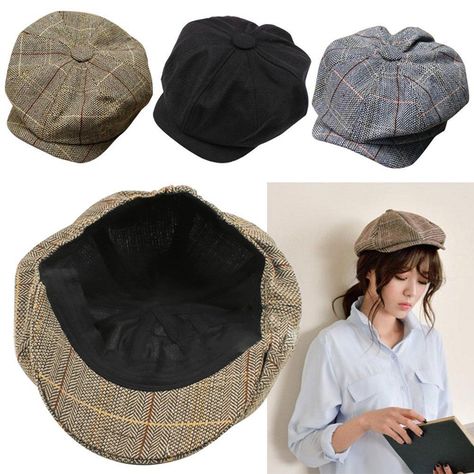 >> Click to Buy << Men Women Newsboy   Driving Flat Gatsby Tweed Sun Hat Country Beret Baker Cap painter caps octagonal 2016 fashion new B1 #Affiliate Head Tie, Head Ties, Quality Hats, Faux Leather Belts, Newsies, News Boy Hat, Rings Vintage, Newsboy Cap, 2016 Fashion