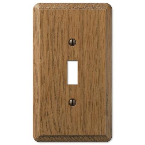 Contemporary Medium Oak Wood Decorative Wall Plates, Electrical Box Cover, Farmhouse Traditional, Wood Cover, Wall Plates, Traditional Modern, Switch Covers, Light Switch Covers, Contemporary Lighting