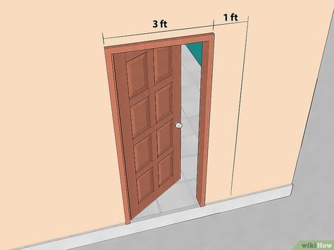 How to Widen a Doorway: 14 Steps (with Pictures) - wikiHow Cheap Remodel, Refinish Wood Floors, Home Remodel, Diy Renovation, New Carpet, Cheap Decor, Remodeling Projects, Door Frame, Home Repair