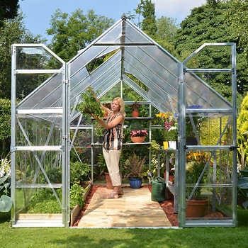 Palram Canopia, Greenhouse Kitchen, Cheap Greenhouse, Best Greenhouse, Indoor Greenhouse, Greenhouse Interiors, Home Greenhouse, Polycarbonate Panels, Backyard Greenhouse