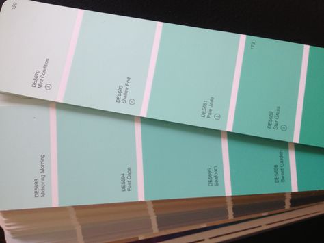 Paint color: Seafoam or Pale Jade Jade Green Bedroom, Green And Gray Bedroom, Cottage Decoration Ideas, Jade Bedroom, Decorate With Green, Seafoam Green Bedroom, Green Bathroom Paint, Aqua Room, Coastal Style Living Room