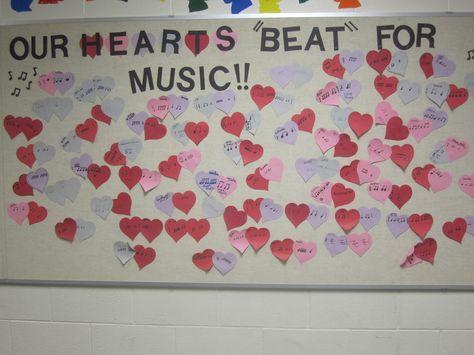 February Music Bulletin Boards, Kerry Core, Music Classroom Bulletin Boards, Music Classroom Activities, Music Bulletin Board, Choir Room, Music Bulletin Boards, Childcare Ideas, Class Bulletin Boards