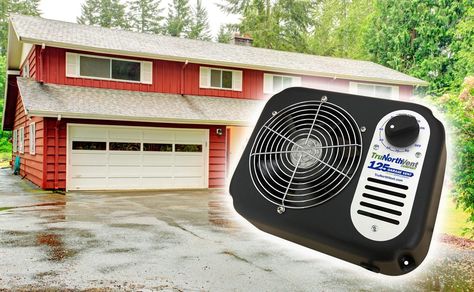 The ultimate garage ventilation solution, designed to improve air quality and rid your garage of humidity, moisture, mold, mildew, odor, and contaminants. Easy DIY installation. Garage Ventilation Ideas, Garage Addition, Ultimate Garage, Garage Ideas, Diy Garage, Garage Organization, House Projects, Diy Installation, Garage Sales