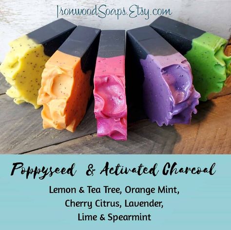 Rainbow Soap, Soap Design Ideas, Cold Process Soap Designs, Mp Soap, Easy Soap Recipes, Dessert Soap, Soap Design, Activated Charcoal Soap, Handmade Soap Recipes