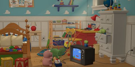 Toystory Andy's Room : isometric lowpoly 3d 3d Isometric Room, Rooms Wallpaper, Andy's Room, Toy Story Andy, Andys Room, Isometric Room, Lowpoly 3d, 3d Isometric, Story Aesthetic