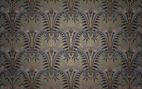 Bedroom Art Nouveau, Foyer Wallpaper, Art Nouveau Wallpaper, Haunted Mansion Wallpaper, Motifs Art Nouveau, Design Art Nouveau, Deco Wallpaper, Motif Art Deco, Art Nouveau Pattern