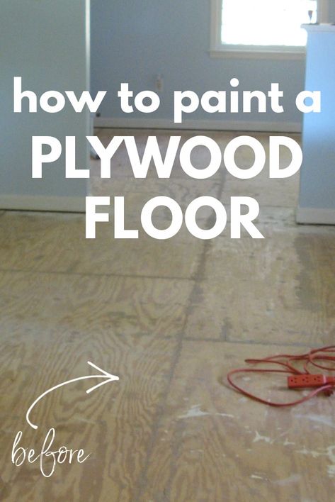 How To Finish Plywood Floors, Painted Floors Wood Plywood, Paint Subfloor Plywood, Ripping Out Carpet Diy, How To Rip Up Carpet Diy, Staining Plywood Floors, Ripping Up Carpet Diy, Painted Subfloor Ideas, Painting Subflooring Ideas Diy