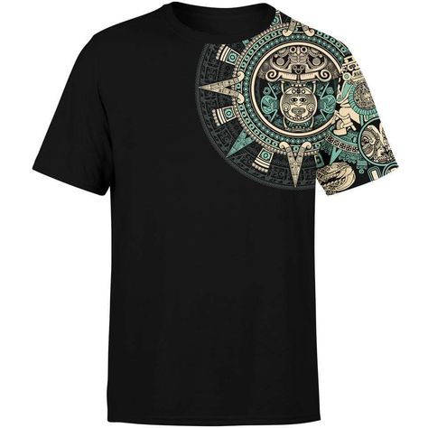 Aztec Jaguar, Jaguar Warrior, Casual Confortable, Aztec Shirt, Cool Shirt Designs, Warriors Shirt, 3d T Shirts, Unisex Tshirt, Shirt Pattern