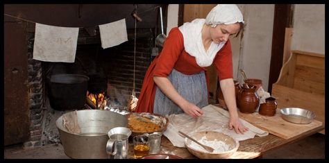 Colonial Cooking, Cooking Hearth, Indian Pudding, Boneless Leg Of Lamb, Sturbridge Village, Veggie Fries, Colonial Kitchen, Rural Women, Warm Apple Cider