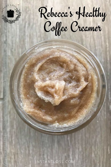 Healthy Coffee Creamer, Instant Loss, Coconut Oil Coffee, Homemade Coffee Creamer, Coffee Creamers, Creamer Recipe, Keto Drinks, Homemade Pantry, Homemade Coffee