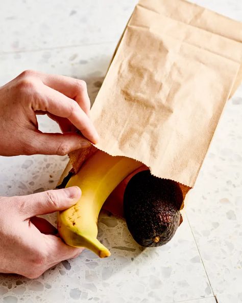 Ripening Avocados Quickly, Avocado Hacks, How To Ripen Avocados, Brown Paper Lunch Bags, Cold Brew At Home, Almaty Kazakhstan, Paper Lunch, Food Network Magazine, Food Info