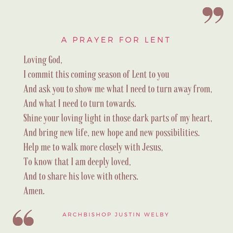 Justin Welby on Instagram: ““What are you giving up for the Lent this year?” That’s the question we all ask each other as Lent approaches. And there’s a good reason…” Justin Welby, What I Need, New Hope, You Gave Up, The Question, Giving Up, Help Me, This Year, Give It To Me