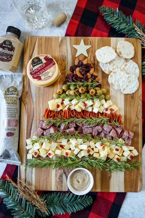 #sponsored This Christmas Tree Charcuterie Board will be a showstopper at your Christmas gathering! Meats, cheeses and a few yummy accompaniments make up this beautiful holiday grazing board. Follow simple step-by-step instructions and you'll be surprised how easy it is! #charcuterieboard #holidayappetizers #charcuterie #cheeseboard #holidaycheeseboard | www.getonmyplate.com Roast Tenderloin, Christmas Tree Charcuterie Board, Tree Charcuterie Board, Christmas Tree Charcuterie, Tree Charcuterie, Courtney Whitmore, Christmas Charcuterie Board, Christmas Charcuterie, Delicious Sides