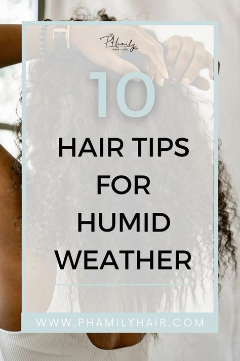 Don't let humidity wreak havoc on your locks! Explore our top 10 hair tips for conquering humid weather and maintaining beautiful, frizz-free hair. From moisture-locking techniques to protective styling, learn how to keep your mane looking its best even in the most challenging conditions. Say goodbye to frizz and hello to sleek, manageable hair all year round! 💁🏾‍♀️☀️ #HumidWeatherTips #FrizzFreeHair #HairCareTips Humidity Hair Tips, High Humidity Hairstyles, Humidity Hairstyles, Hairstyles For Humid Weather, Humidity Hair, Natural Hair Transitioning, Fine Straight Hair, Hair Cleanser, Easy Hairstyles For Medium Hair