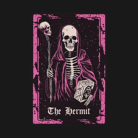 Grim Reaper Tarot Card, Reaper Tarot Card, Tarot Card Halloween, Halloween Merchandise, Halloween T Shirts, Hey You, Skull Design, Grim Reaper, Halloween Prints