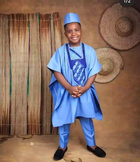 Agbada Styles For Kids, Baby African Clothes, English Outfit, Nigeria Fashion, Agbada Design, African Children, Native Style, Fashion Suits For Men, Fashion Suits