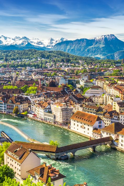 Lucerne Switzerland, Voyage Europe, Switzerland Travel, Dream Travel Destinations, Lucerne, Alam Yang Indah, South Pacific, Elba, Beautiful Places To Travel