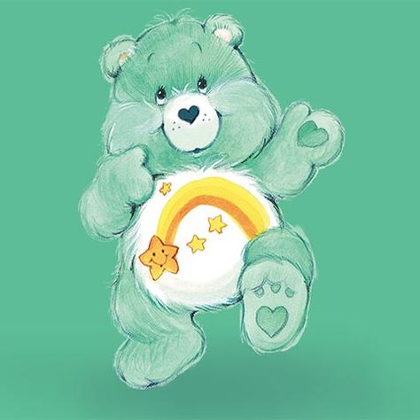 Wish Bear Care Bear, Mickey Mouse Printables, Care Bears Vintage, Funshine Bear, Care Bears Cousins, Graffiti Wallpaper Iphone, 80s Cartoons, Good Cartoons, Barbie Accessories